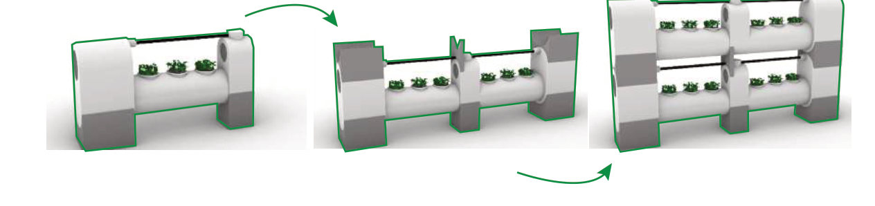 Modular expansion sequence